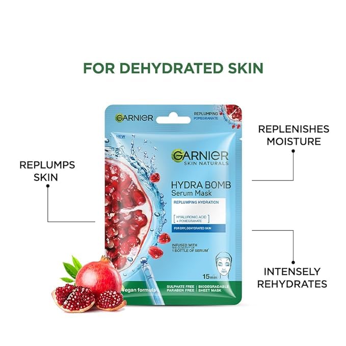 Garnier Skin Naturals Face Serum Mask Set