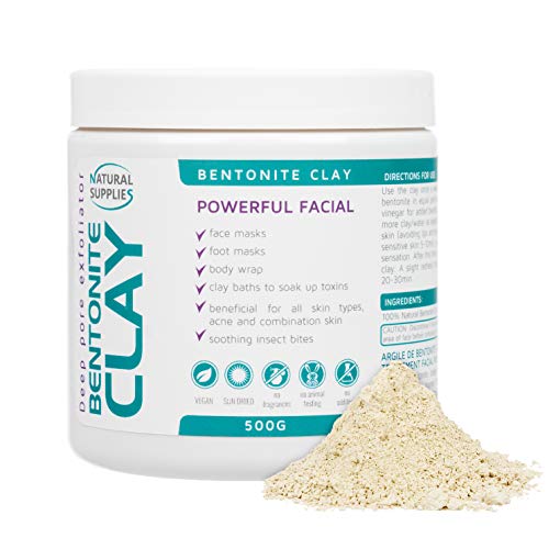 Pure Bentonite Clay Mud Mask for Deep Cleansing