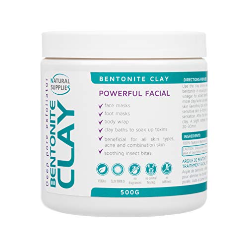 Pure Bentonite Clay Mud Mask for Deep Cleansing
