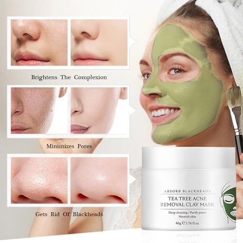 Tea Tree Acne Clay Mask - Deep Cleansing Mud