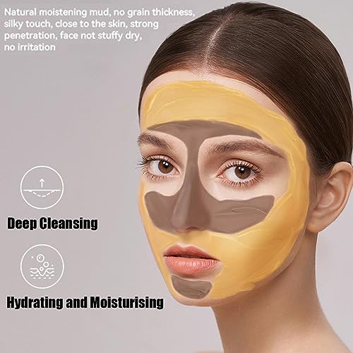 Two-Tone Turmeric Kaolin Mud Mask Set