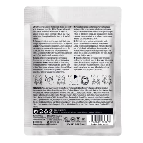 Mud Mask - Charcoal Bubble Sheet Pack