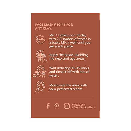 Organic Red Kaolin Clay Mask for Face & Hair