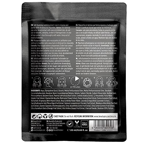 Deep Cleansing Charcoal Bubble Mask for Pores