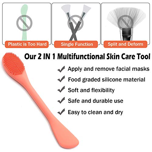 Silicone Face Mask Brush for Gentle Exfoliation
