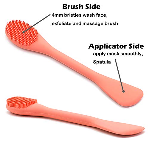 Silicone Face Mask Brush for Gentle Exfoliation