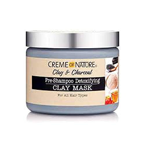 Detoxifying Clay & Charcoal Hair Mask for All Types