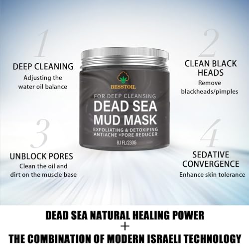 Dead Sea Mud Mask - Natural & Vegan 230g