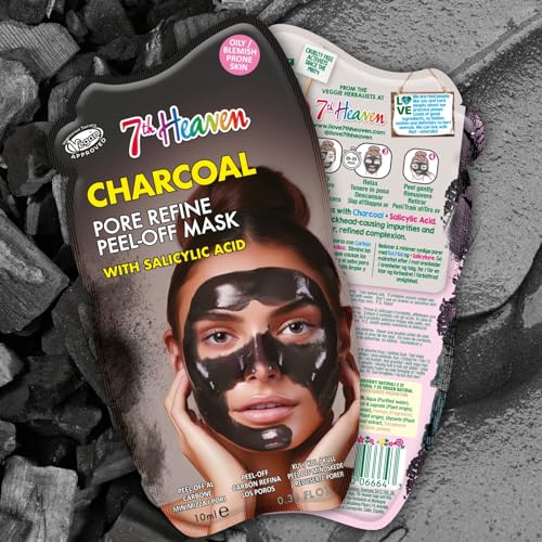 Charcoal Peel Off Mask with Salicylic Acid - 6 Pack
