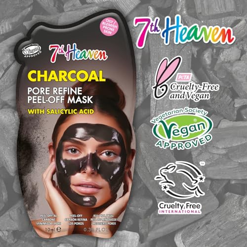 Charcoal Peel Off Mask with Salicylic Acid - 6 Pack