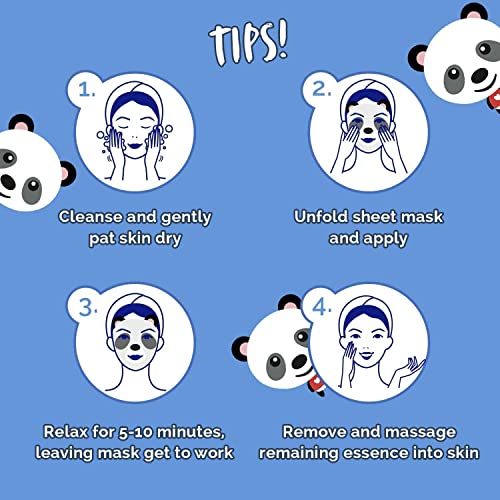 Panda Face Sheet Mask: Hydrate & Moisturize Skin