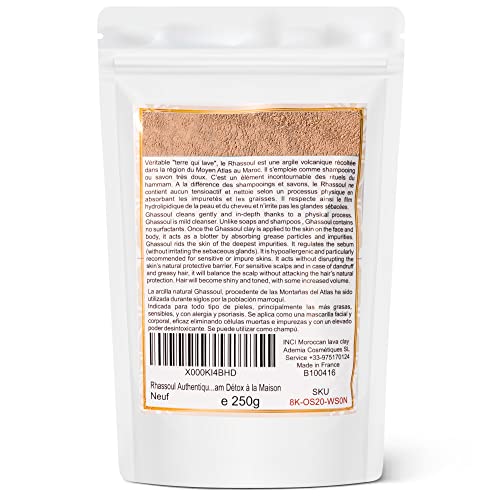 Ghassoul Moroccan Clay Mask & Shampoo Combo, 250g