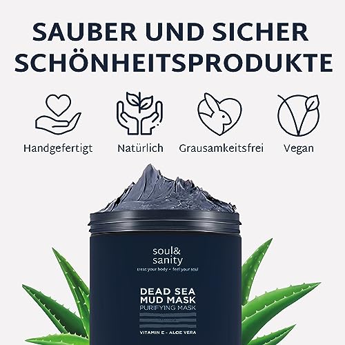 Dead Sea Mud Mask with Aloe Vera & Vitamin E
