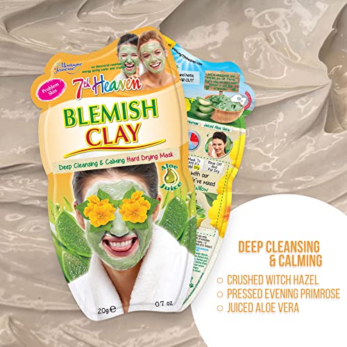 Hydrating Face Mask Pack: Dead Sea Clay, Blemish Clay