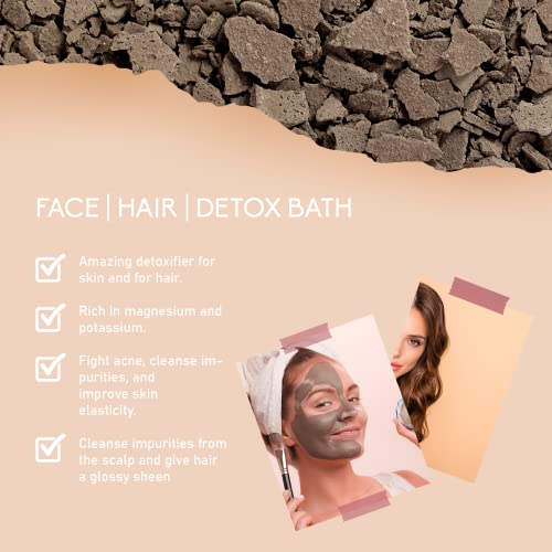 Ghassoul Moroccan Clay Mask & Shampoo Combo, 250g
