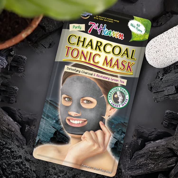 Charcoal Mud Mask with Green Tea & Aloe Vera