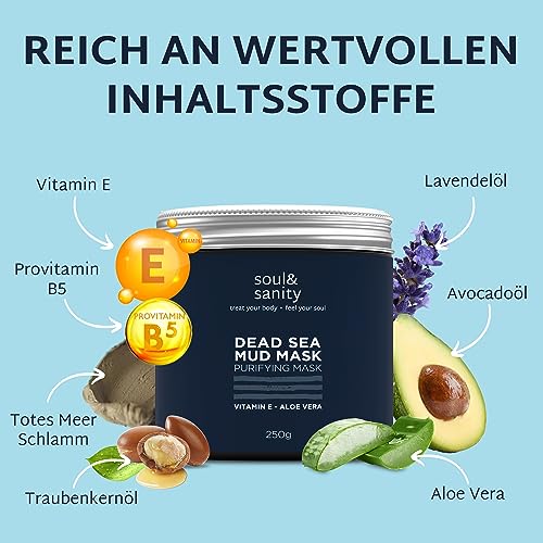 Dead Sea Mud Mask with Aloe Vera & Vitamin E