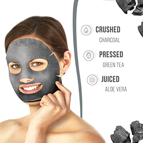 Charcoal Mud Mask with Green Tea & Aloe Vera