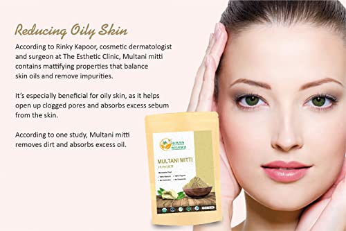 Organic Indian Mud Mask for Deep Cleansing - 5.3 Oz