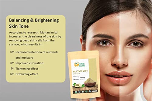 Organic Indian Mud Mask for Deep Cleansing - 5.3 Oz