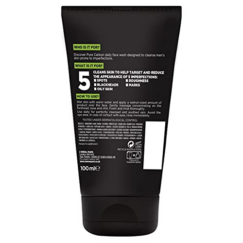 L'Oreal Paris Men Expert Charcoal Mud Mask, 100ml