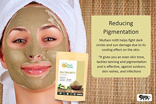 Organic Indian Mud Mask for Deep Cleansing - 5.3 Oz