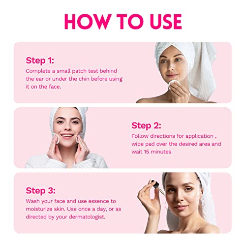ANAIRUI Glycolic Acid Pads, Resurfacing AHA Facial Pads