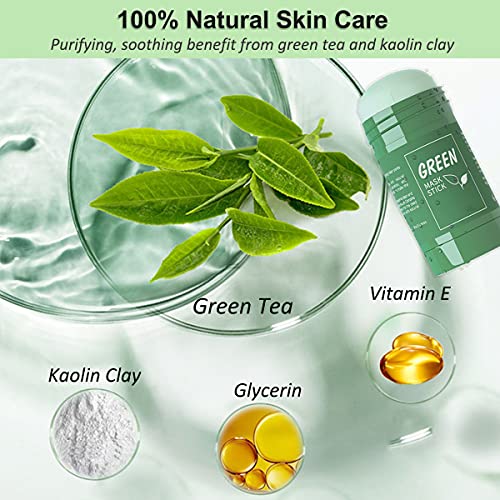 Purifying Green Tea Face Mask Stick: Deep Cleansing