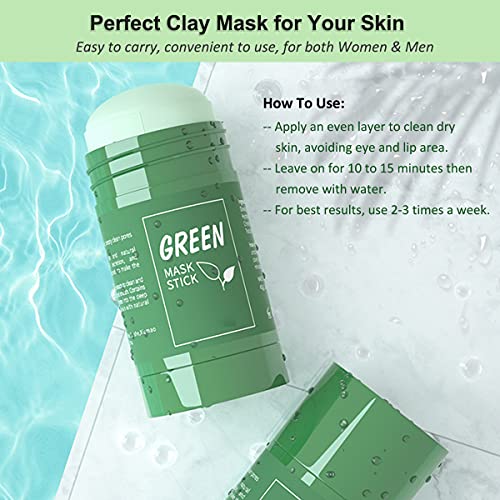 Purifying Green Tea Face Mask Stick: Deep Cleansing