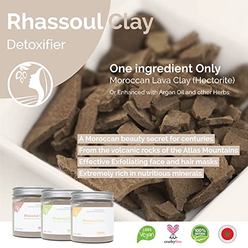 Rhassoul Clay Powder: Prickly Pear Mud Mask - 8.8oz