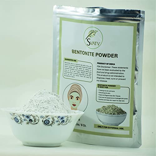 SVATV Bentonite Clay Powder: Natural Face Mask - 227g