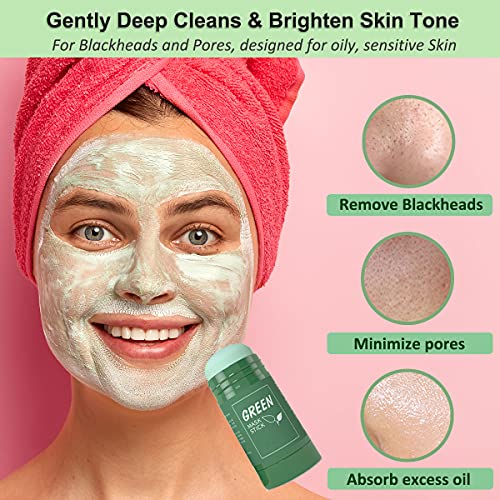 Purifying Green Tea Face Mask Stick: Deep Cleansing