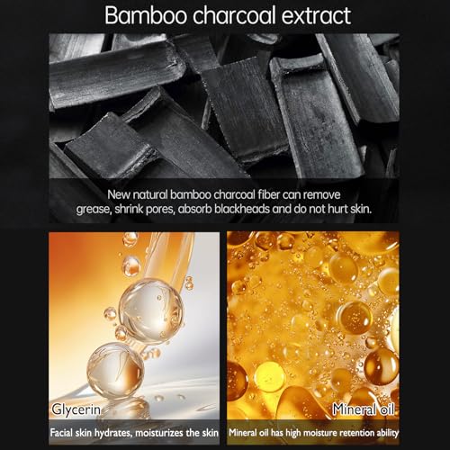 Bamboo Charcoal Blackhead Remover Mud Mask