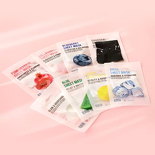 48-Count EUNYUL Purity Sheet Masks: 8 Varieties, 6x Pack