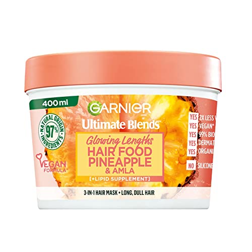 Garnier Glowing Lengths Pineapple & Amla Hair Food 3-in-1 Mask