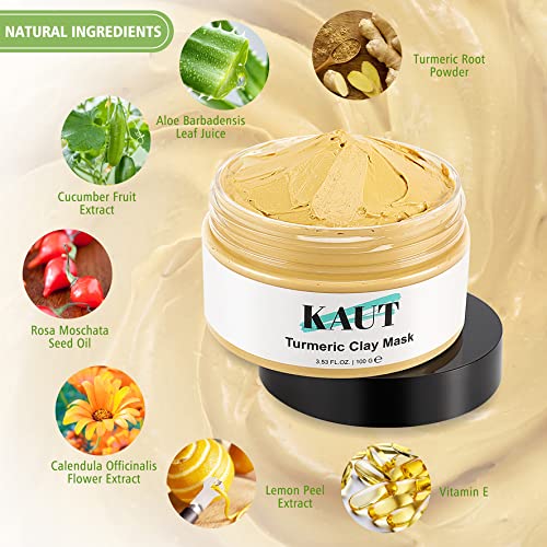 Organic Turmeric Mud Mask for Acne Control