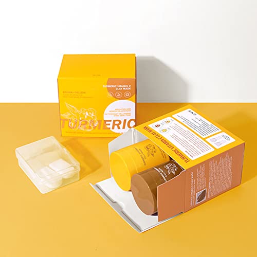 Turmeric Clay Mask Set for Bright, Firm Skin
