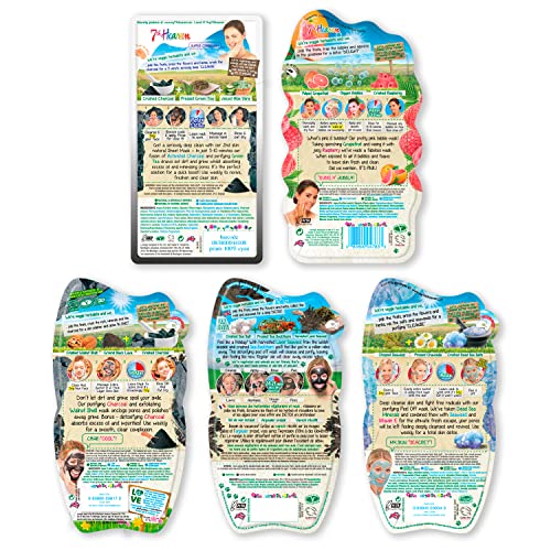 7th Heaven Skincare Set - 5 Mud Masks