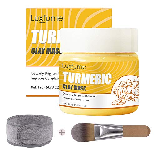 Natural Turmeric Clay Mask - Brightening Mud Masque