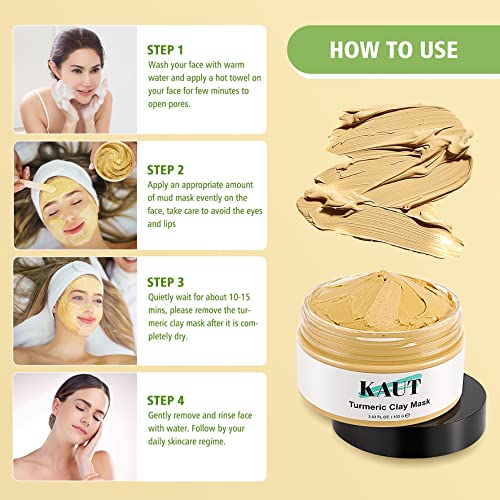 Organic Turmeric Mud Mask for Acne Control