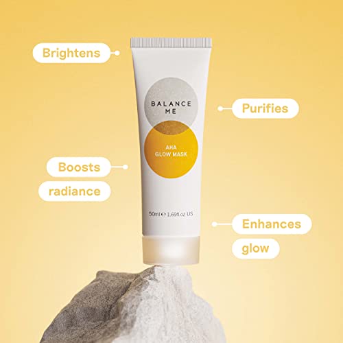 Balance Me AHA Glow Mask - Glycolic Triple-Action Exfoliation
