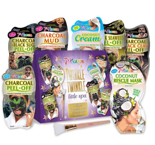 7th Heaven Spa Skincare Set - 7x Mud Masks