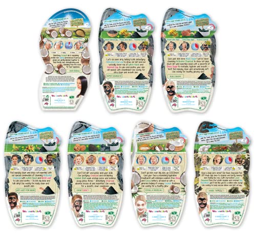 7th Heaven Spa Skincare Set - 7x Mud Masks