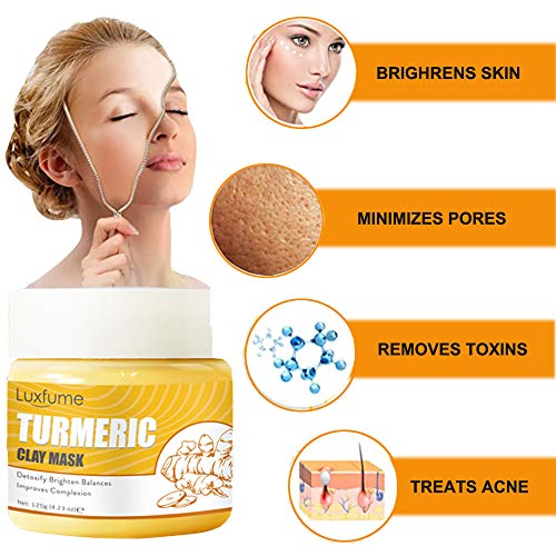 Natural Turmeric Clay Mask - Brightening Mud Masque