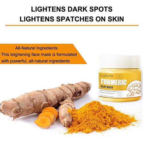 Natural Turmeric Clay Mask - Brightening Mud Masque
