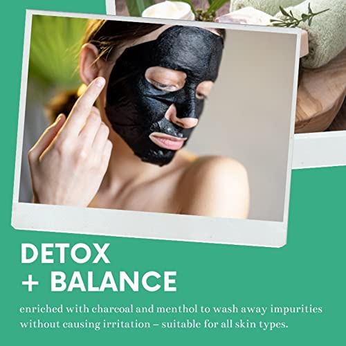 Charcoal Mud Mask for All Skin Types, 20ml