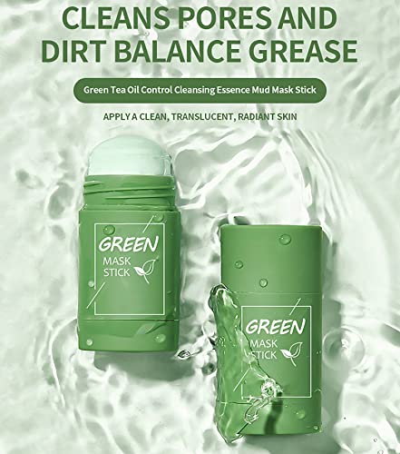 Green Tea Cleansing Mask Stick - 2 Pack