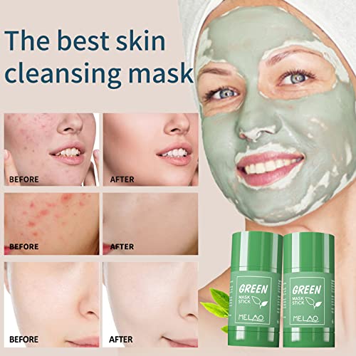 Green Tea Cleansing Mask Stick - 2 Pack