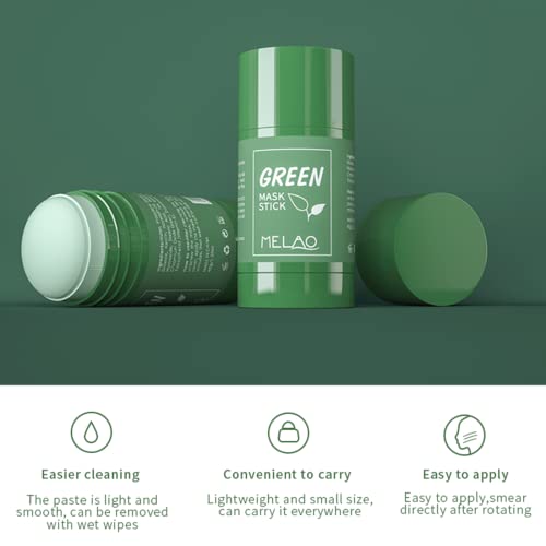 Green Tea Cleansing Mask Stick - 2 Pack