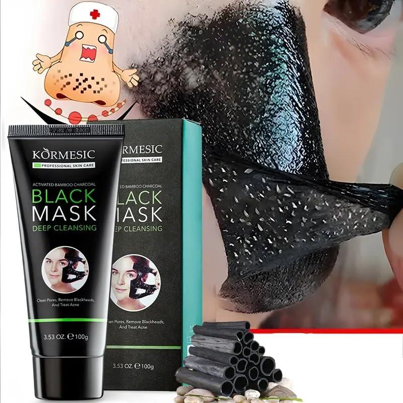 Bamboo Charcoal Blackhead Remover Mud Mask 100g